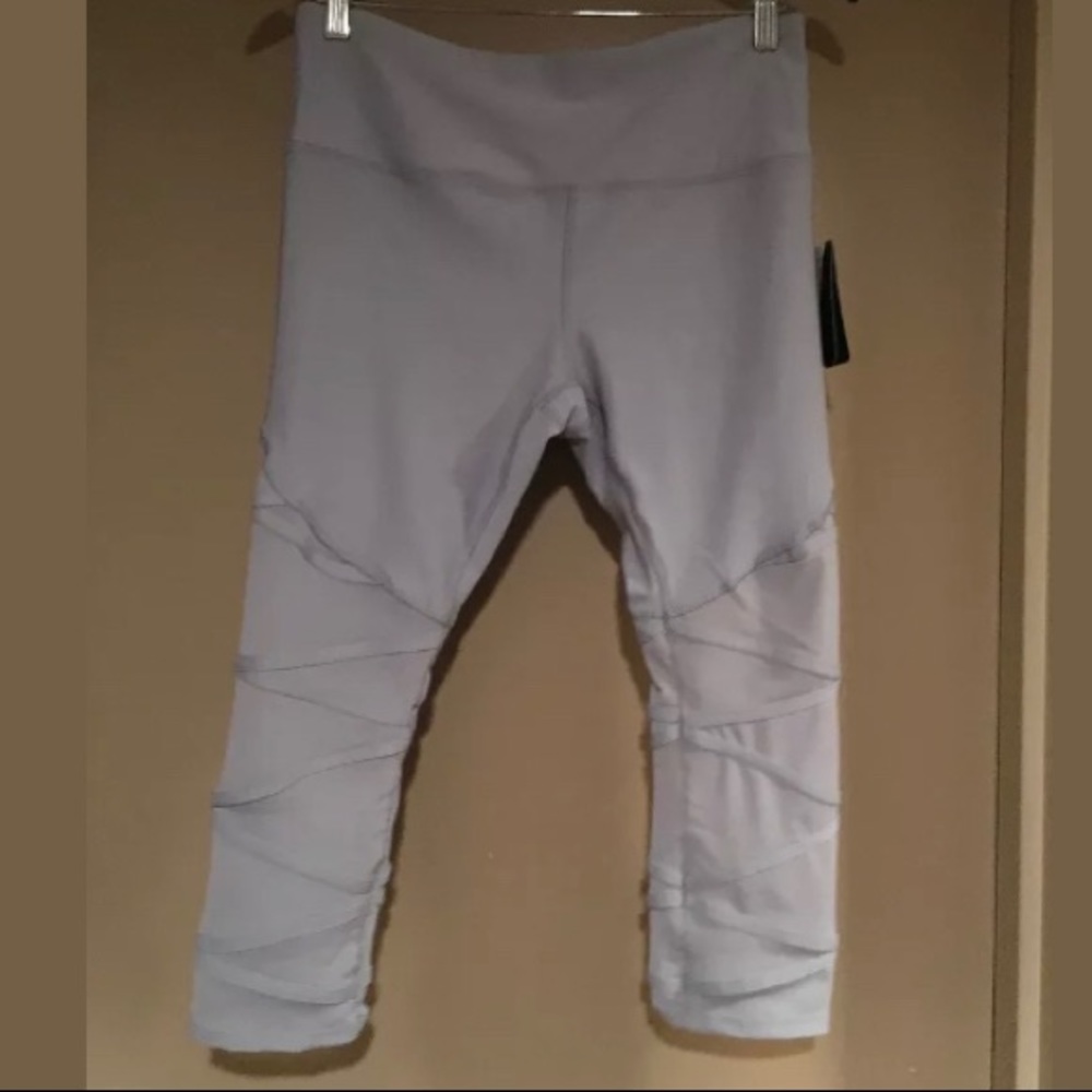 NWT$58 YOGA Women RBX Fitness Gym Pants, Grey, L